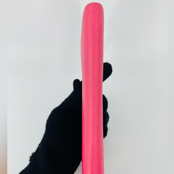 Authentic Furla Genuine Leather Accordion Wallet Bubble Gum Pink - Picture 11 of 17